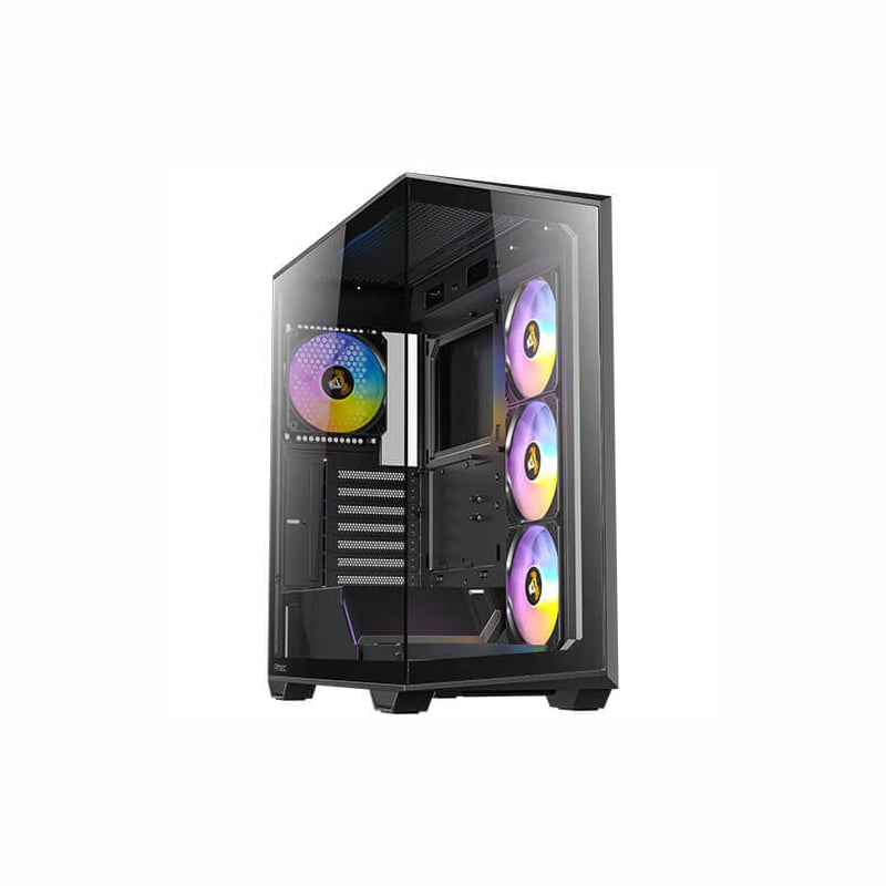 Antec C3 ARGB ATX | Micro-ATX | ITX ARGB Mid-Tower Gaming Chassis - Black - Image 2