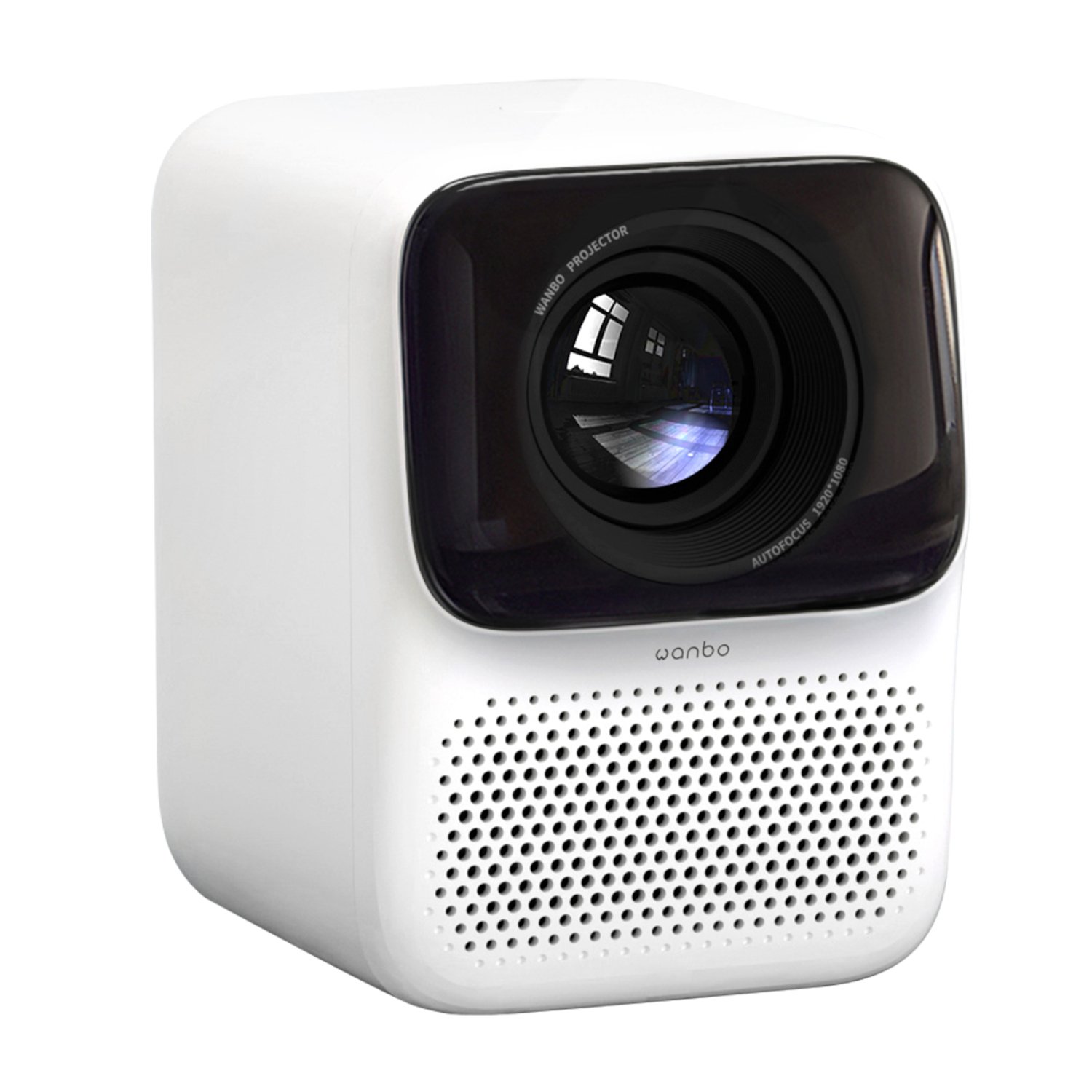 WANBO T2 MAX 1080P 450ANSI Android 9.0 Smart Projector - White - Image 2