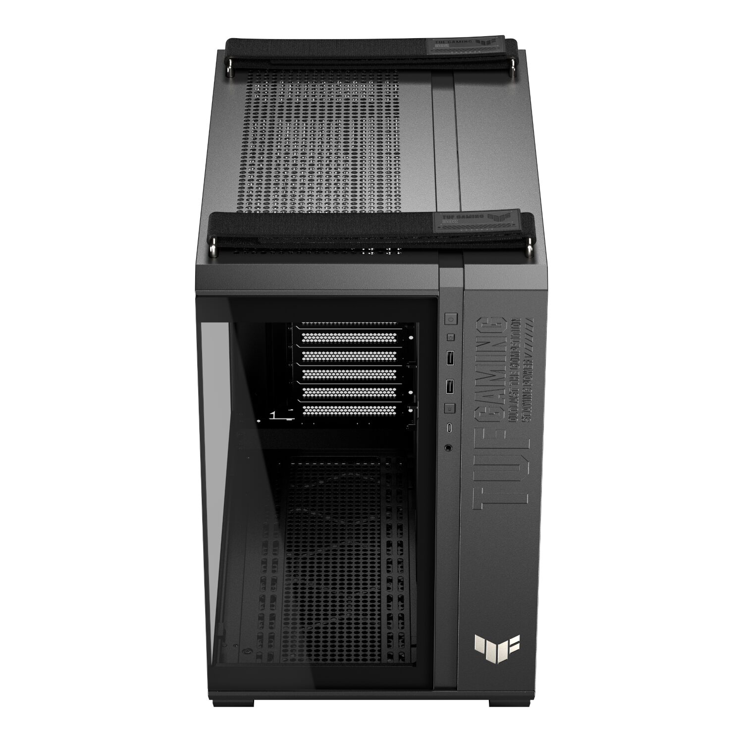 Asus TUF Gaming GT502 Horizon Mid Tower Chassis - Black - Image 3