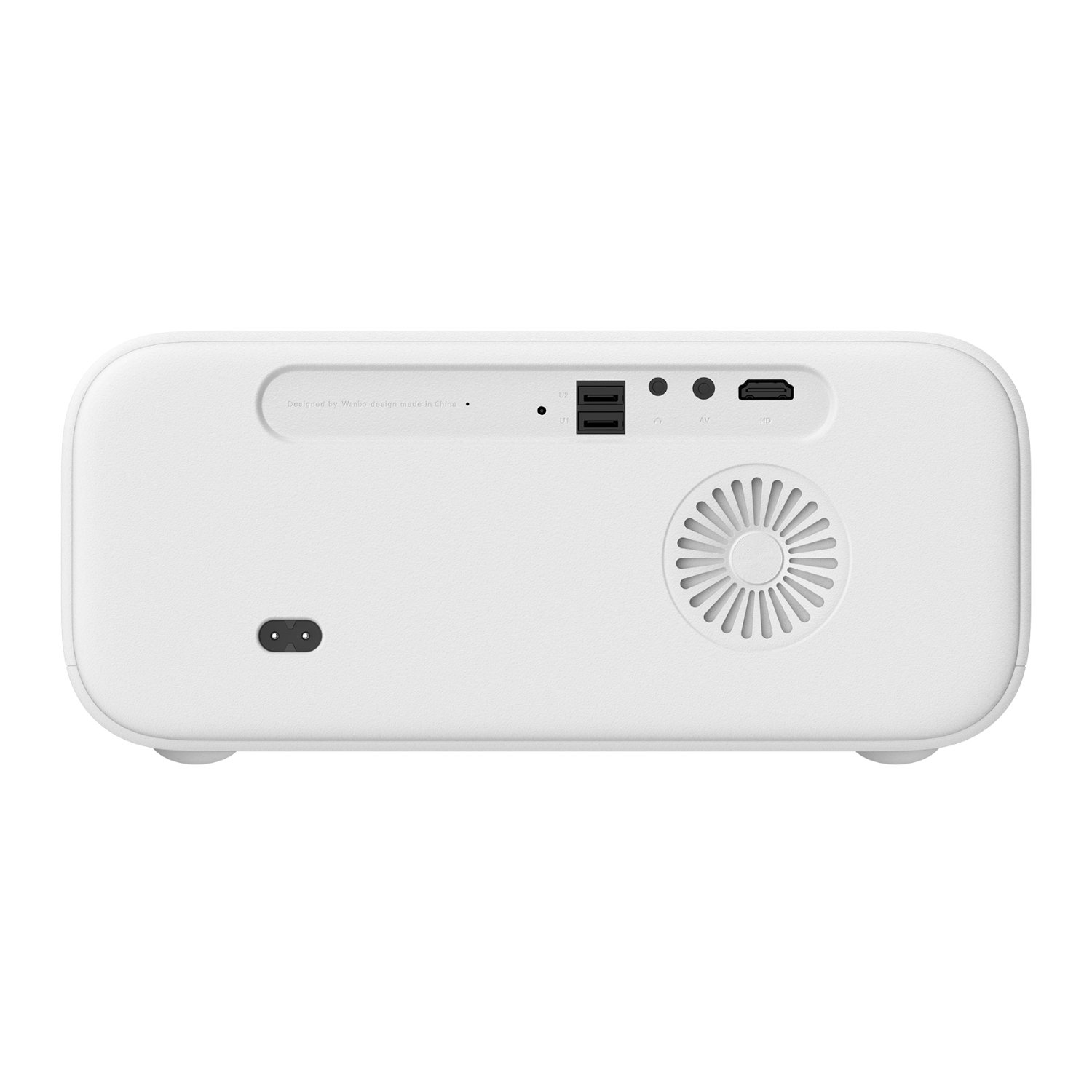 WANBO X5 1080P 1100ANSI Android 9.0 Smart Projector - White - Image 4