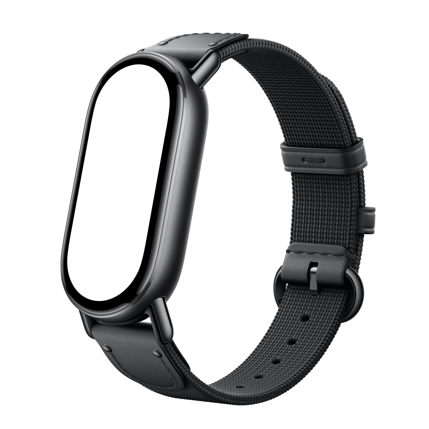 Xiaomi Smart Band 10 Knitted Silk Strap - Ebony Black - Image 2