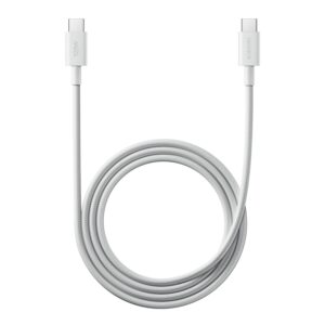 Xiaomi 6A Braided USB Type-C to USB Type-C Cable (1m) - White