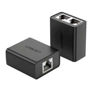 UGREEN RJ45 Splitter Adapter 2 Pack (Black)