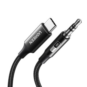 UGREEN USB Type-C to 3.5mm AUX Audio Cable 3M - Black