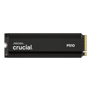 Crucial P510 1TB M.2 Gen5 with Heatsink NVMe 3D NAND SSD