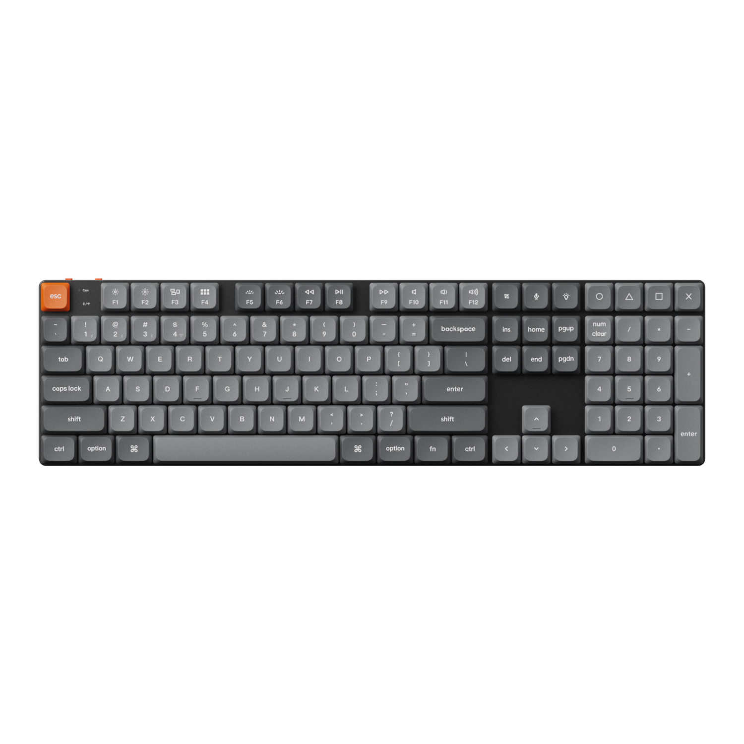 Keychron K5 Max QMK/VIA Full-sized Wireless Custom Mechanical Keyboard | BROWN Switches - Image 2