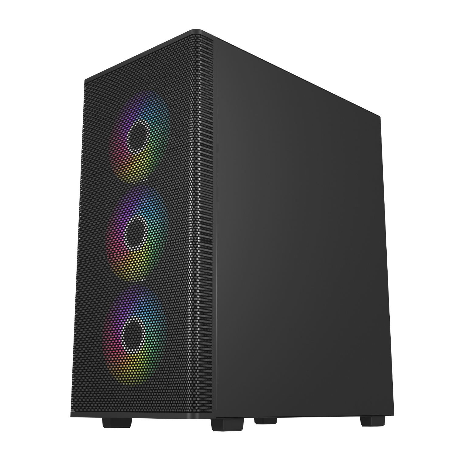 FSP M220 ATX Mid Tower Gaming Chassis - Black - Image 3