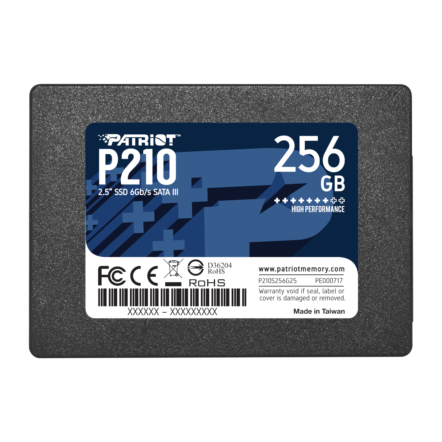 Patriot P210 256GB 2.5 Inch SATAIII SSD