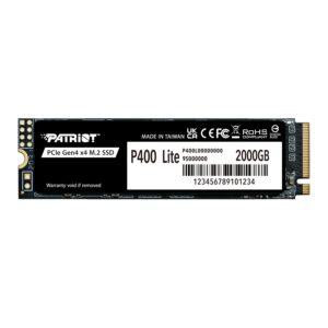 Patriot P400 Lite 2TB M.2 PCIe Gen 4 x4 NVMe SSD