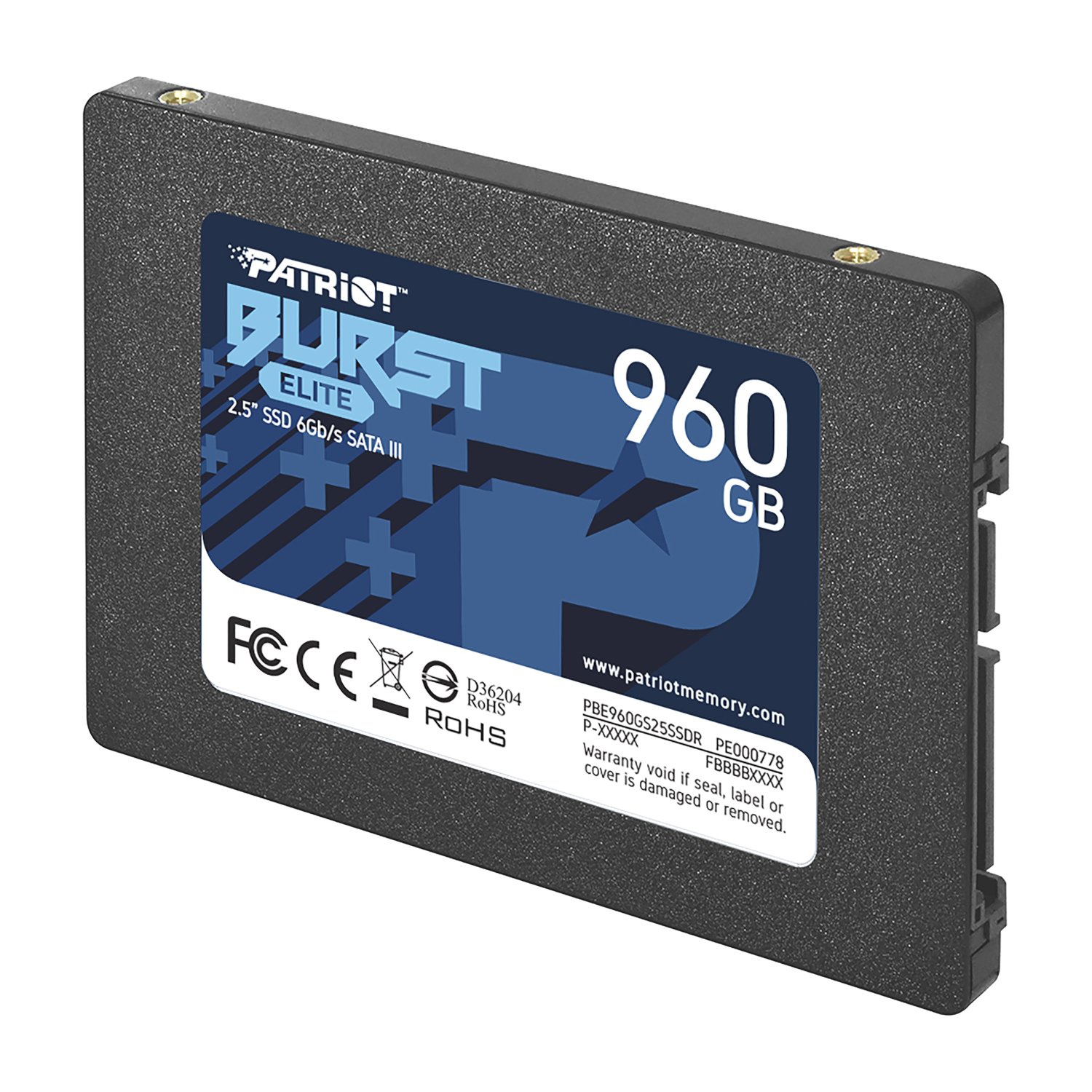 Patriot Burst Elite 960GB 2.5" SATA III SSD - Image 2