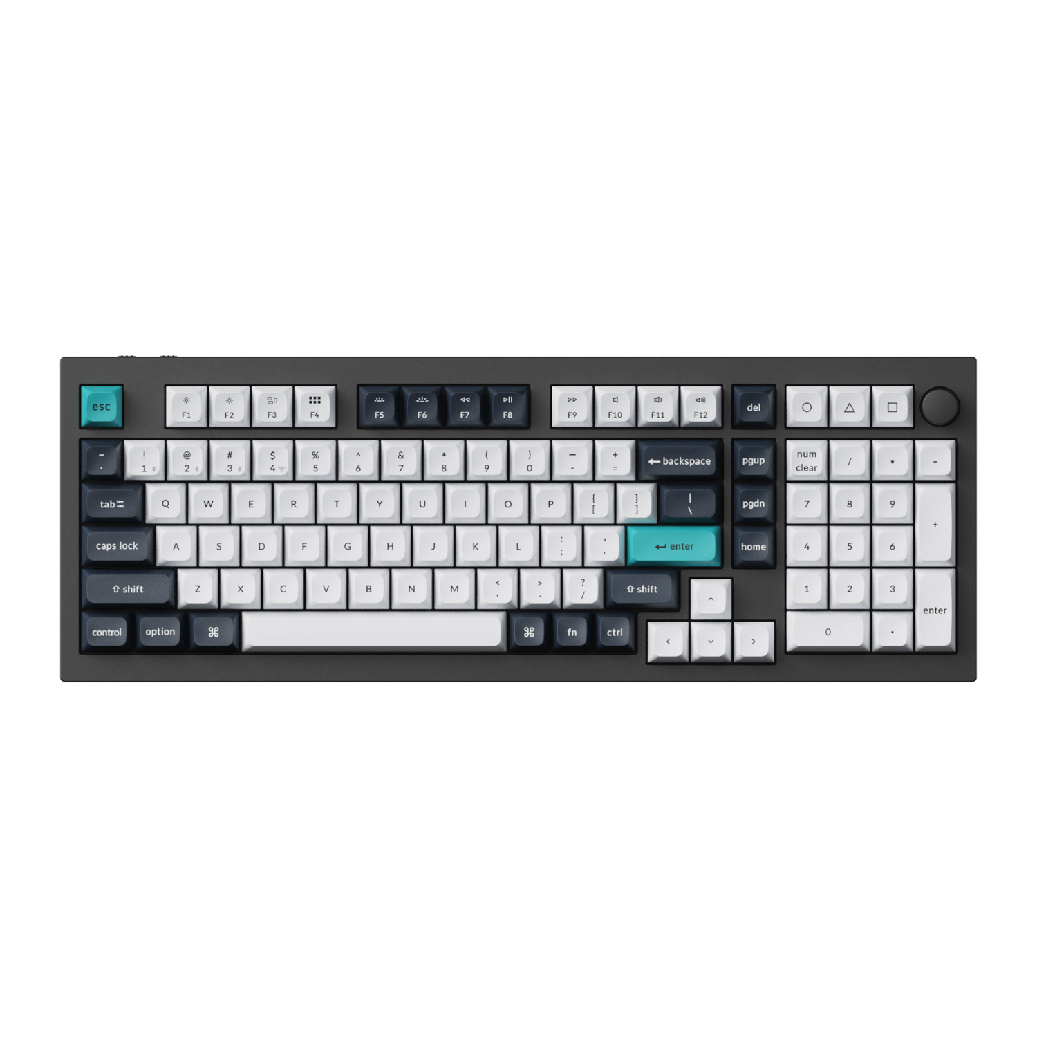 Keychron Q5 Max QMK/VIA Full-size Wireless Custom Mechanical Keyboard (Banana Switches) - Carbon Black - Image 2