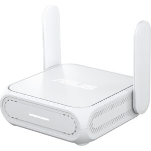 ASUS Go Wi-Fi 7 Dual-Band Travel Router with 5G-White