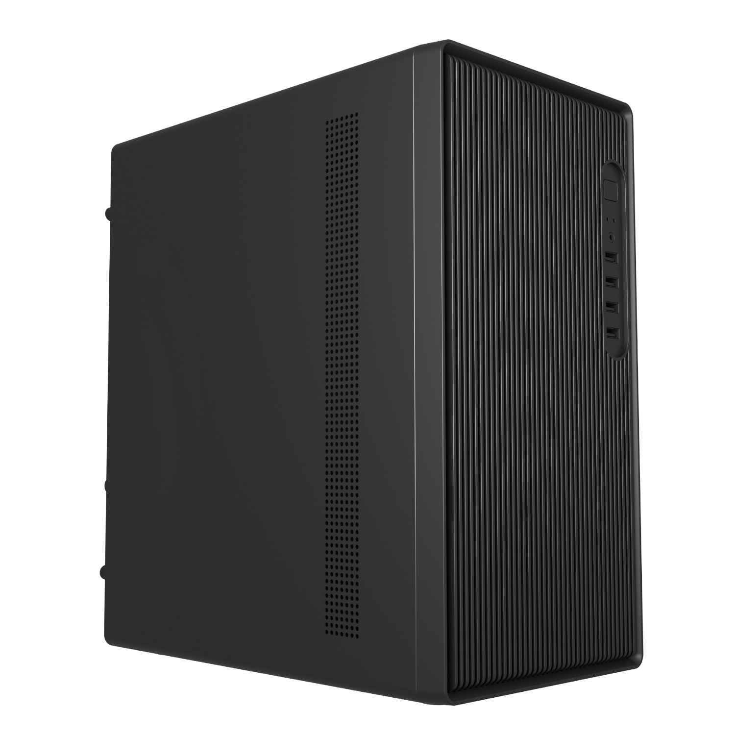 FSP S120 M-ATX Mid Tower Desktop Chassis - Black