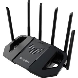 ASUS TUF Gaming BE6500 Wi-Fi 7 Dual-Band Gaming Router – Extendable with Quad 2.5Gb Ports